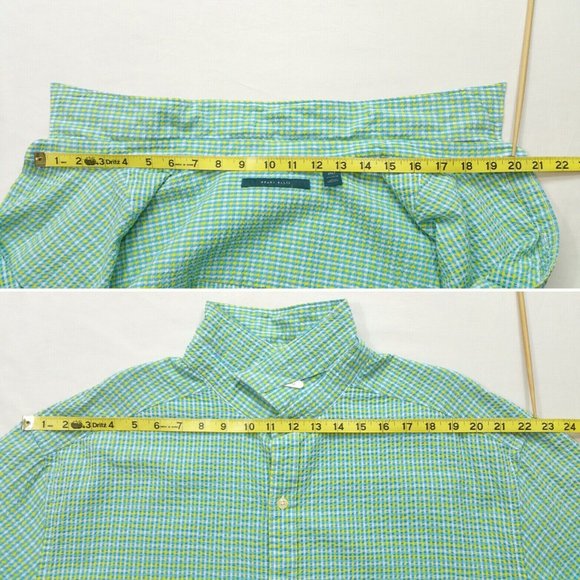 *SOLD* 13 PERRY ELLIS Size 2XLT Casual Button Shirt 5069E1M - Picture 4 of 7